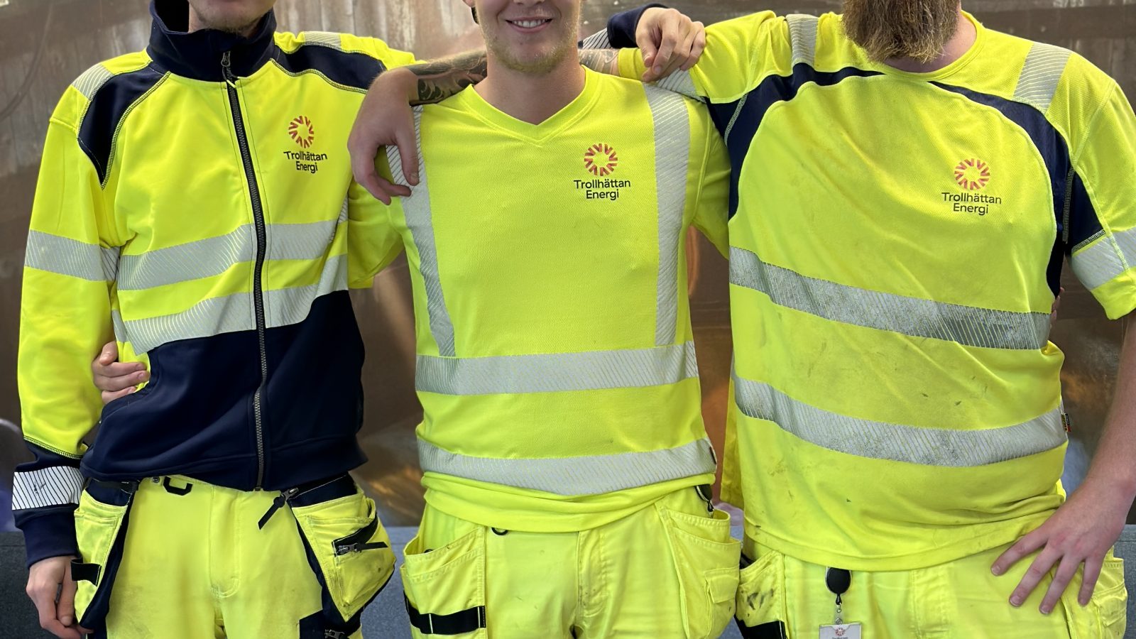 Medarbetare återvinning på Trollhättan Energi