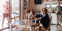 Familj, flera generationer i ett hem