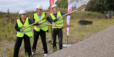 Första spadtaget till ny återvinningscentral 2026.